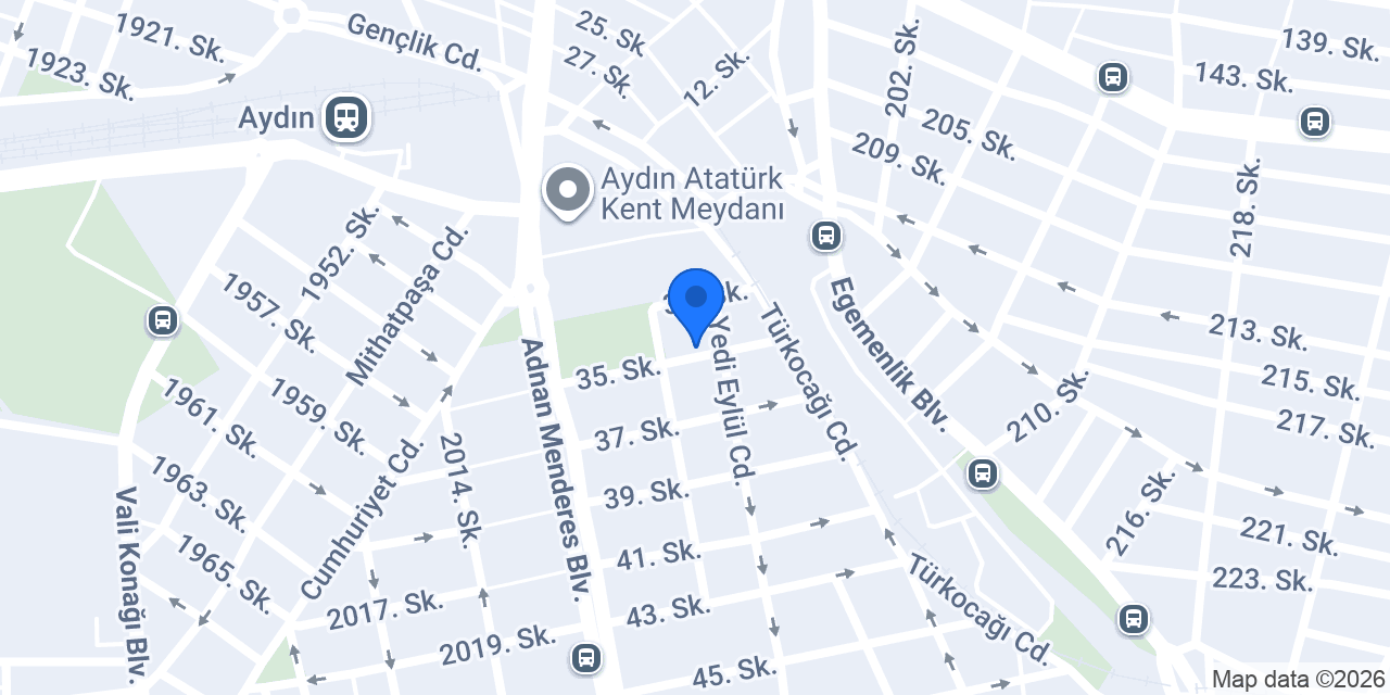 Parktürk aydın otoparkı konumu