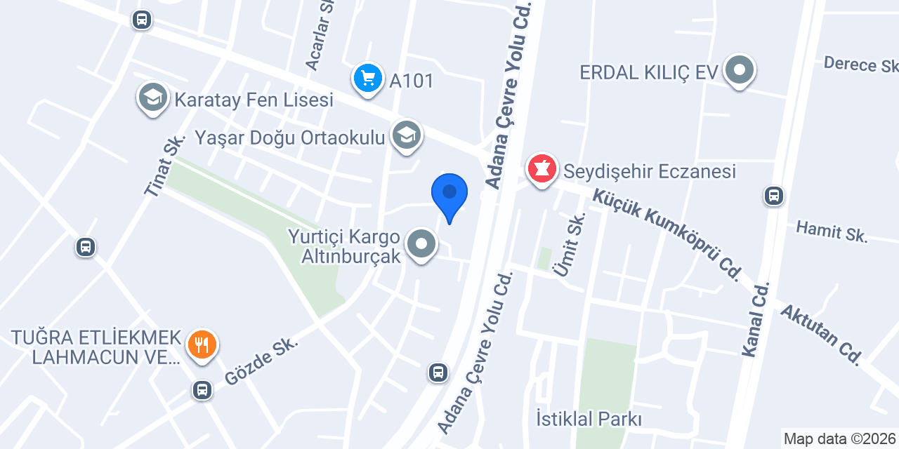 Konya Yaşar Doğu Anaokulu konumu