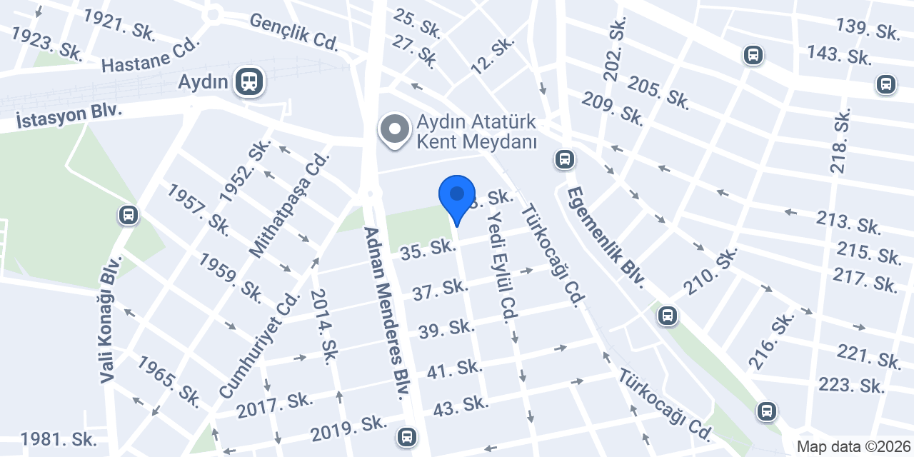 Efeler Optik Gözlükçü konumu