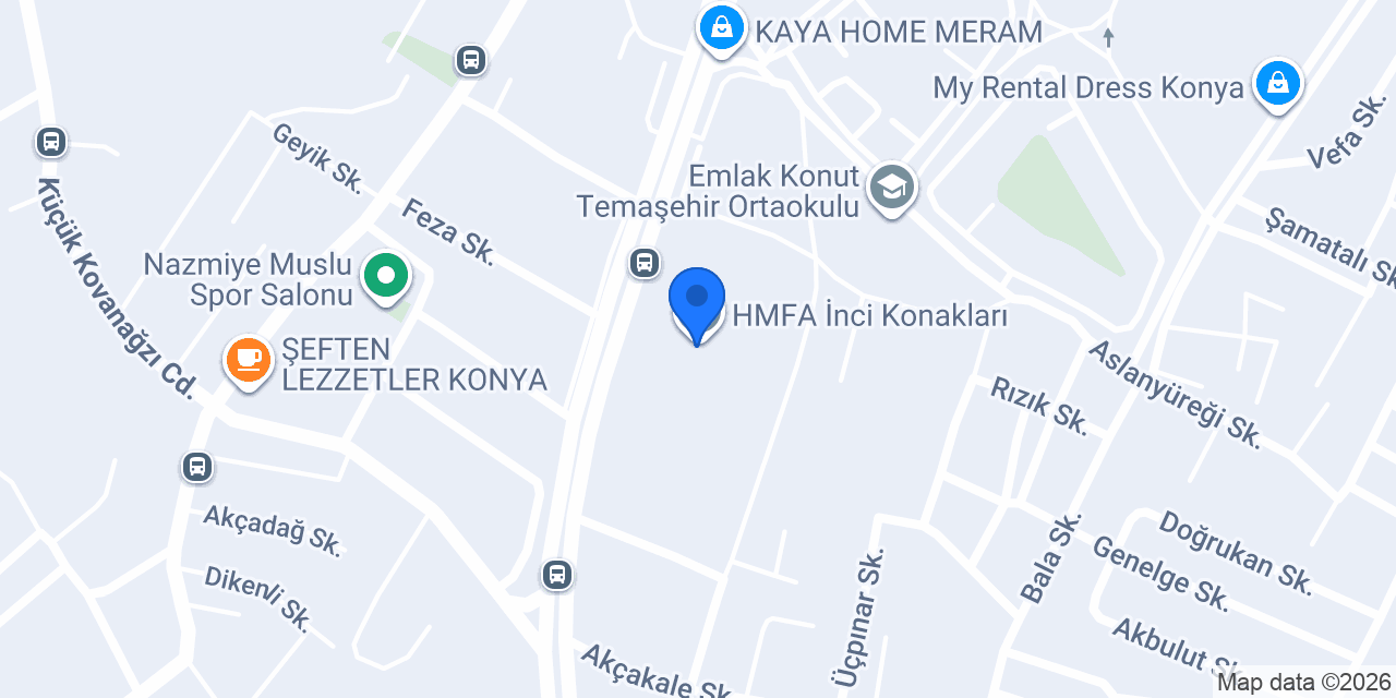 HMFA İnci Konakları konumu