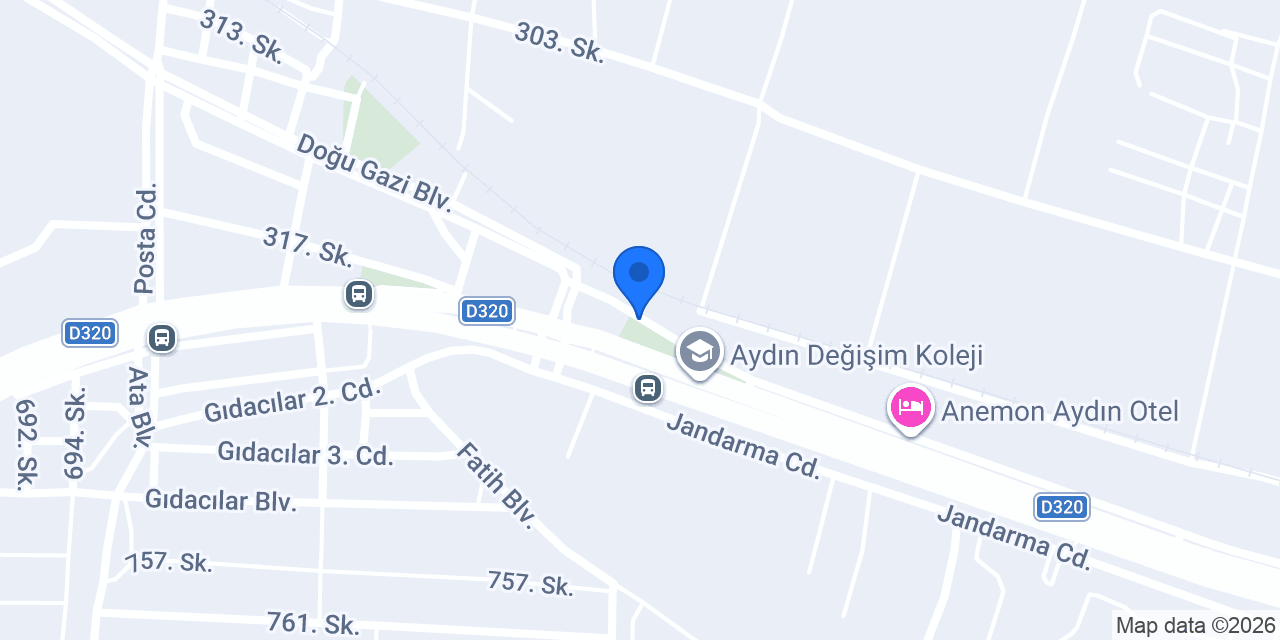Aydeniz Dekorasyon konumu