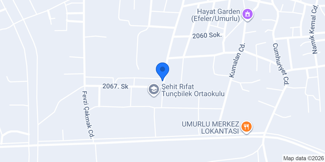 Gülen Büfe konumu