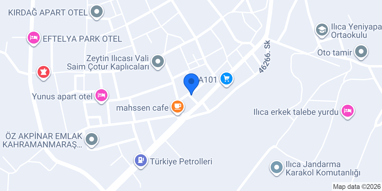 Ptt Ilıca konumu