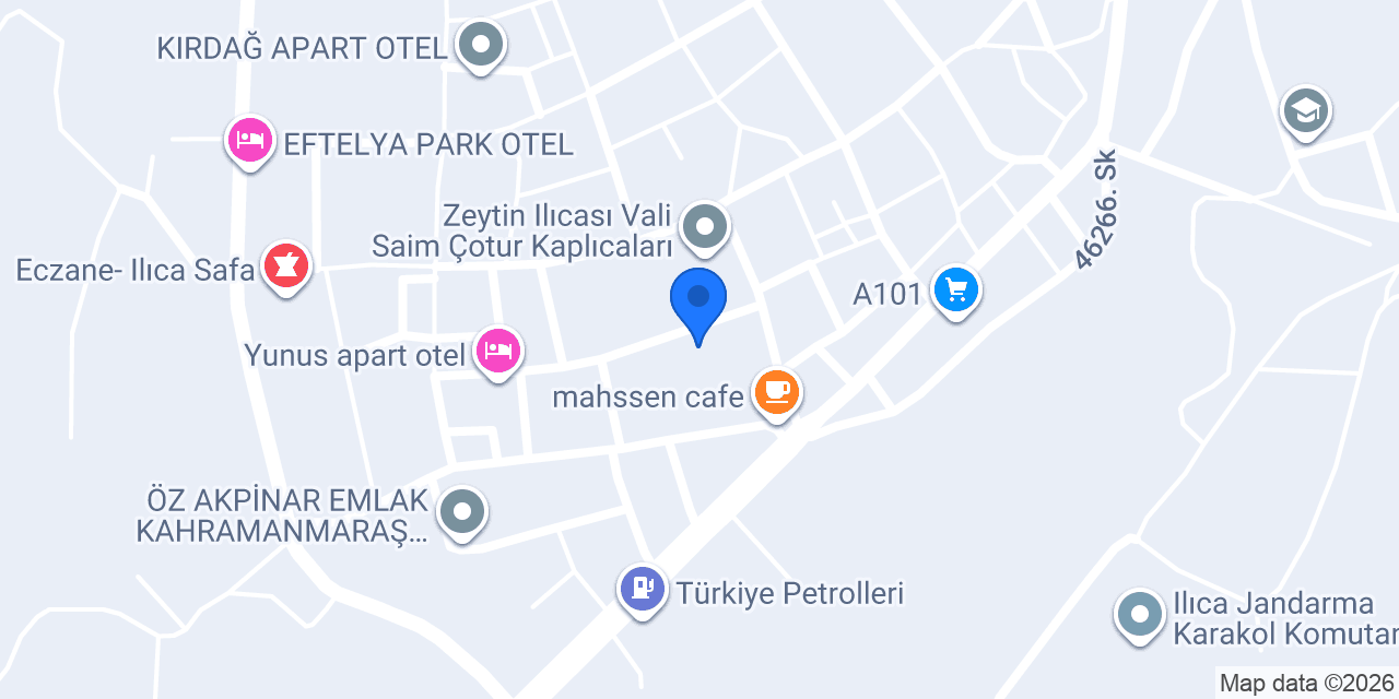 Torunoğlu 2 Apart Otel konumu