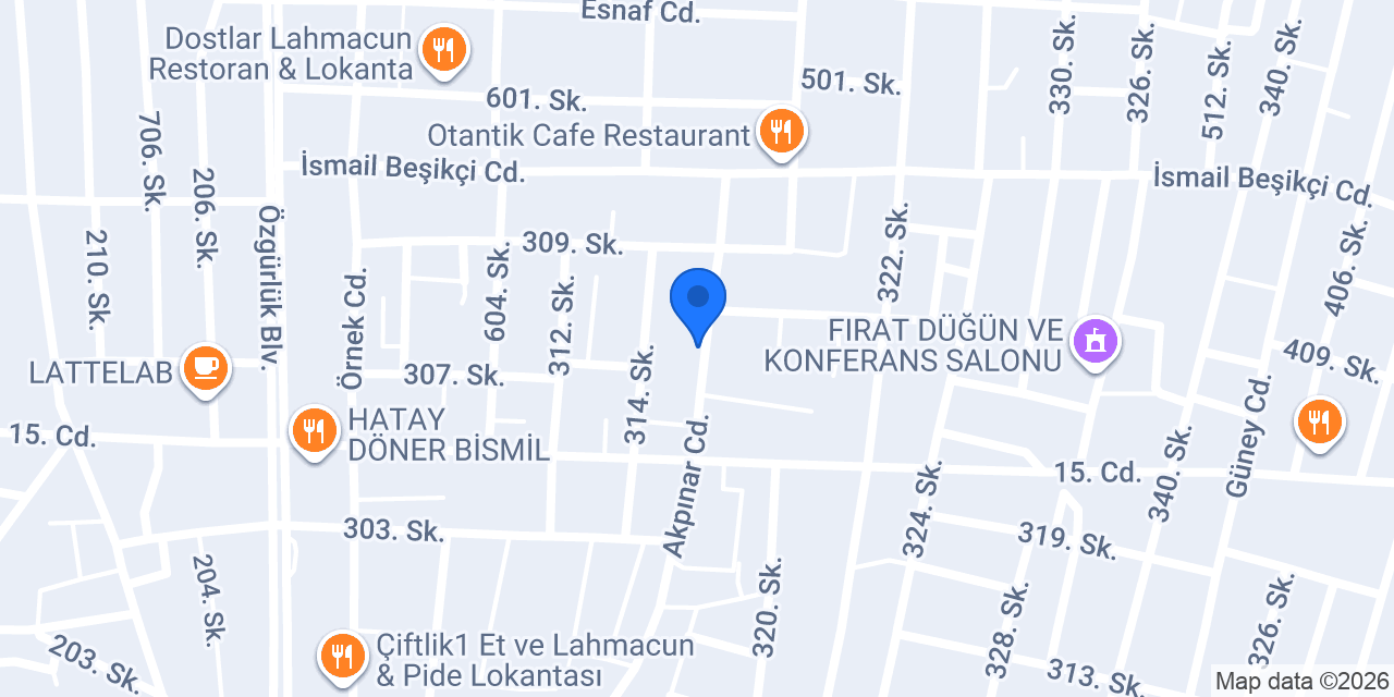 TASARIM KOLTUK & ŞARK ODALARI konumu
