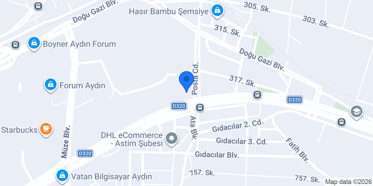 Aydın Ticaret Odası konumu