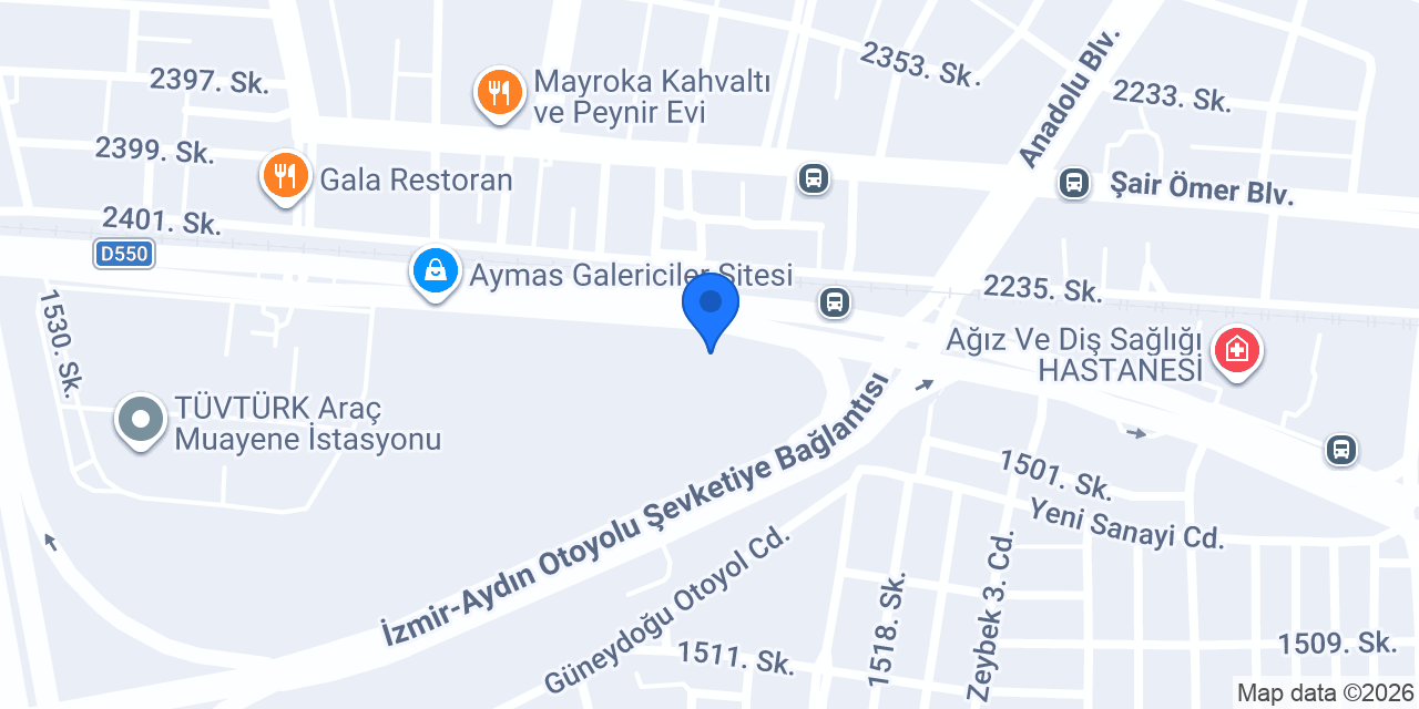 Defne Auto konumu