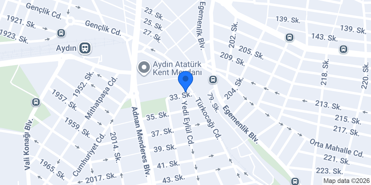 DenizBank Aydın Şubesi konumu