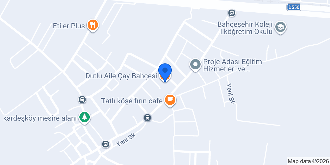Dutlu Aile Çay Bahçesi konumu