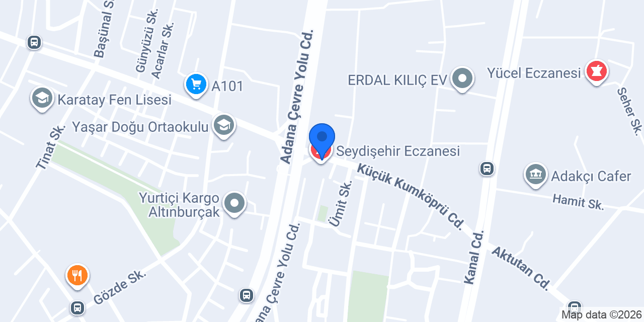 Seydişehir Eczanesi konumu