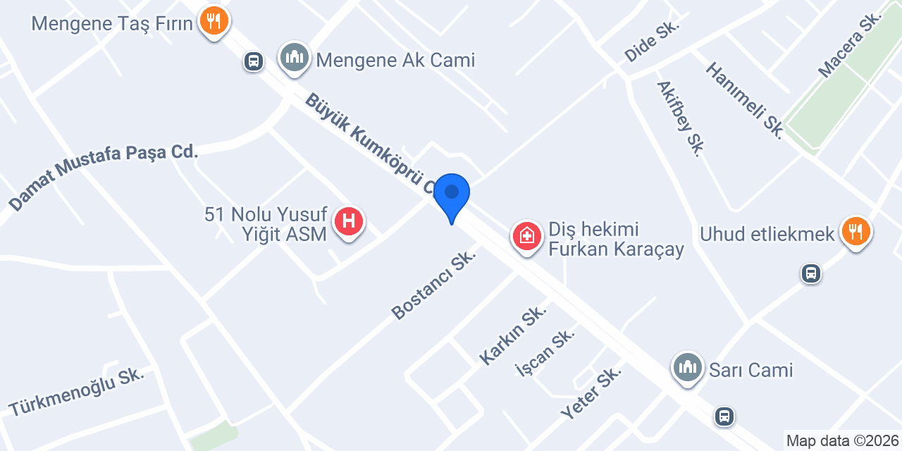 Hacıbey Baklavaları konumu