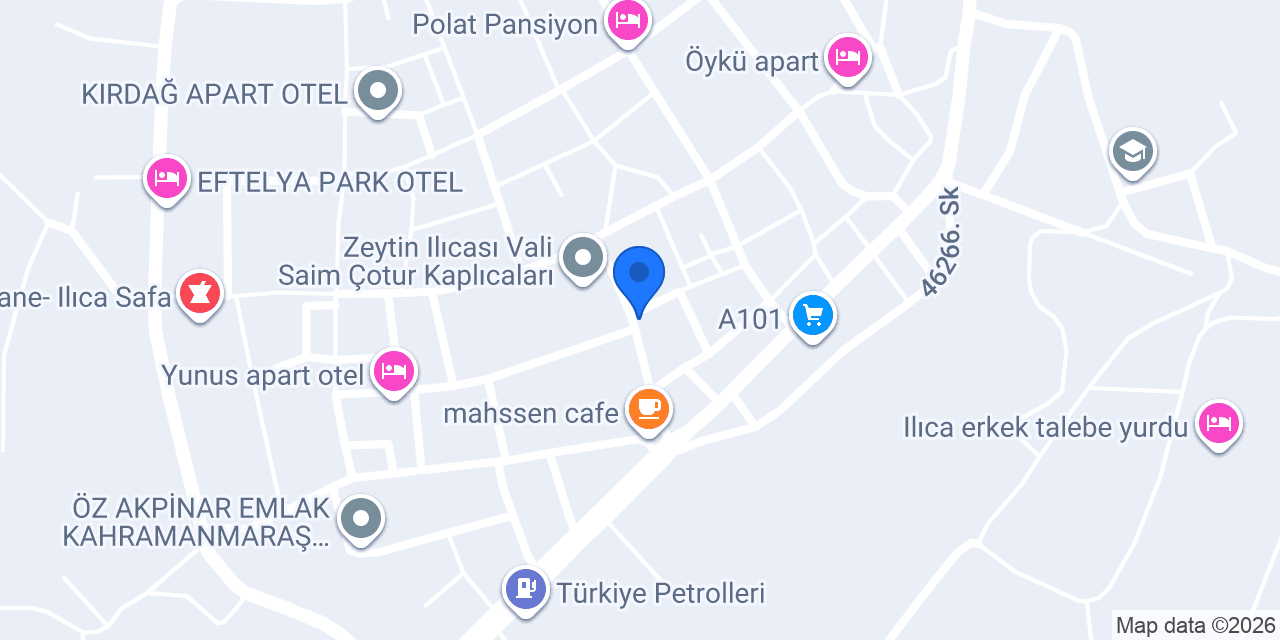 Haliloğlu Apart Otel konumu