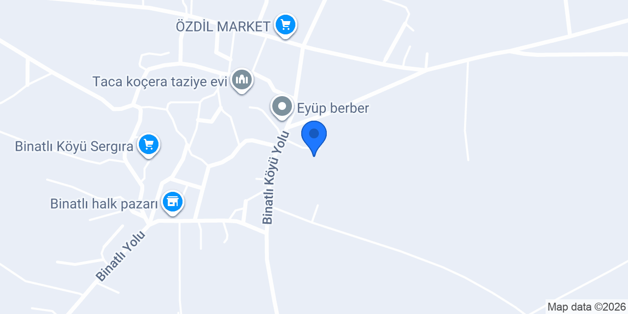 Binatlı İlköğretim Okulu konumu