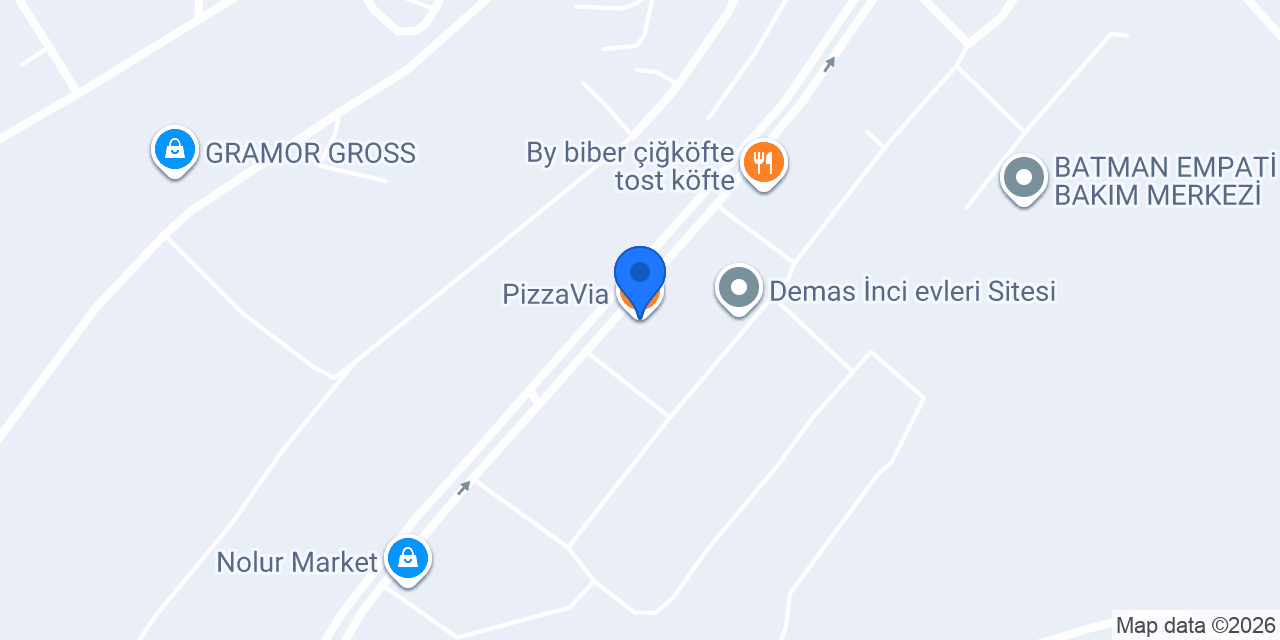 PizzaVia konumu