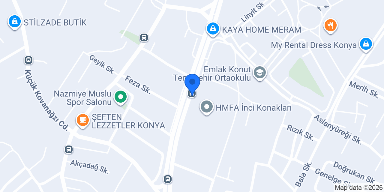 Tema Kasap & Pişirici konumu