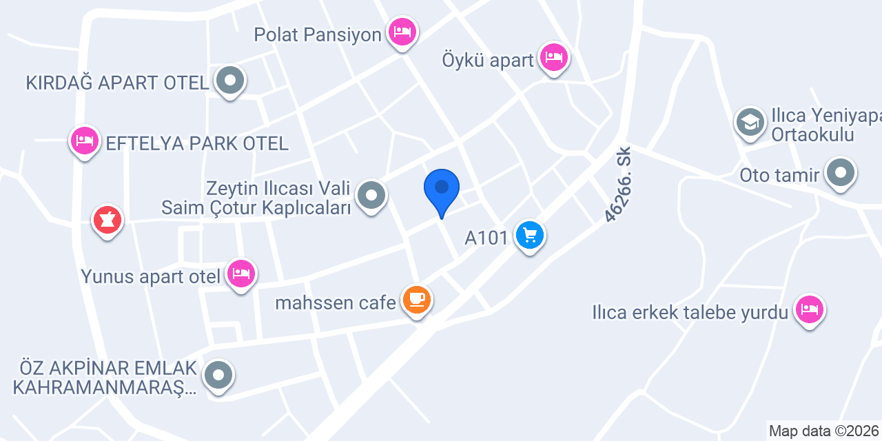 Zaimoğlu İhlas Pansiyon konumu