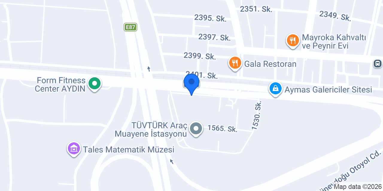 Haceloğlu Petrol Otomotiv konumu