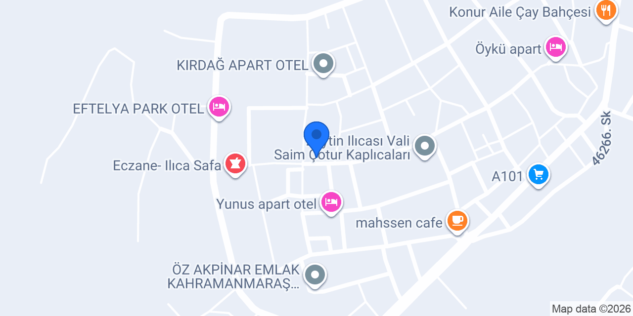 Zaimoğlu Pansiyon konumu