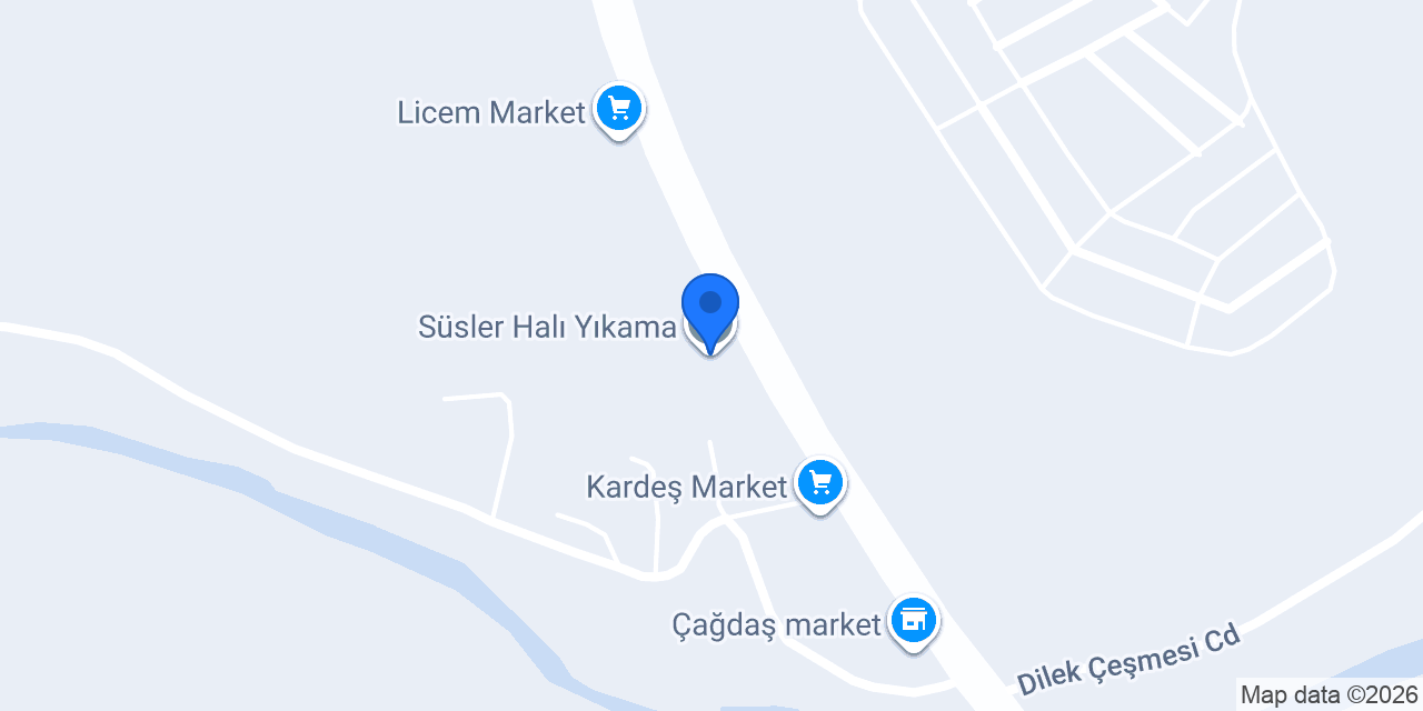 Süsler Halı Yıkama konumu