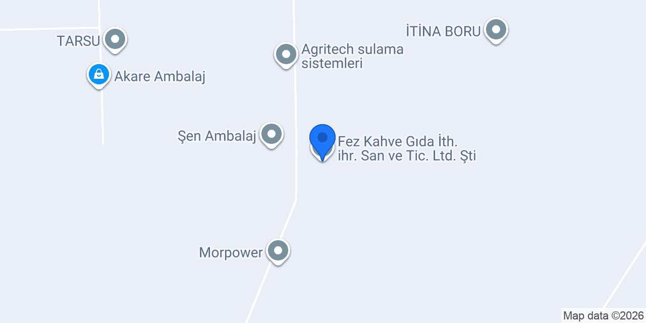 Fez Kahve Gıda İth.ihr. San ve Tic. Ltd. Şti. konumu