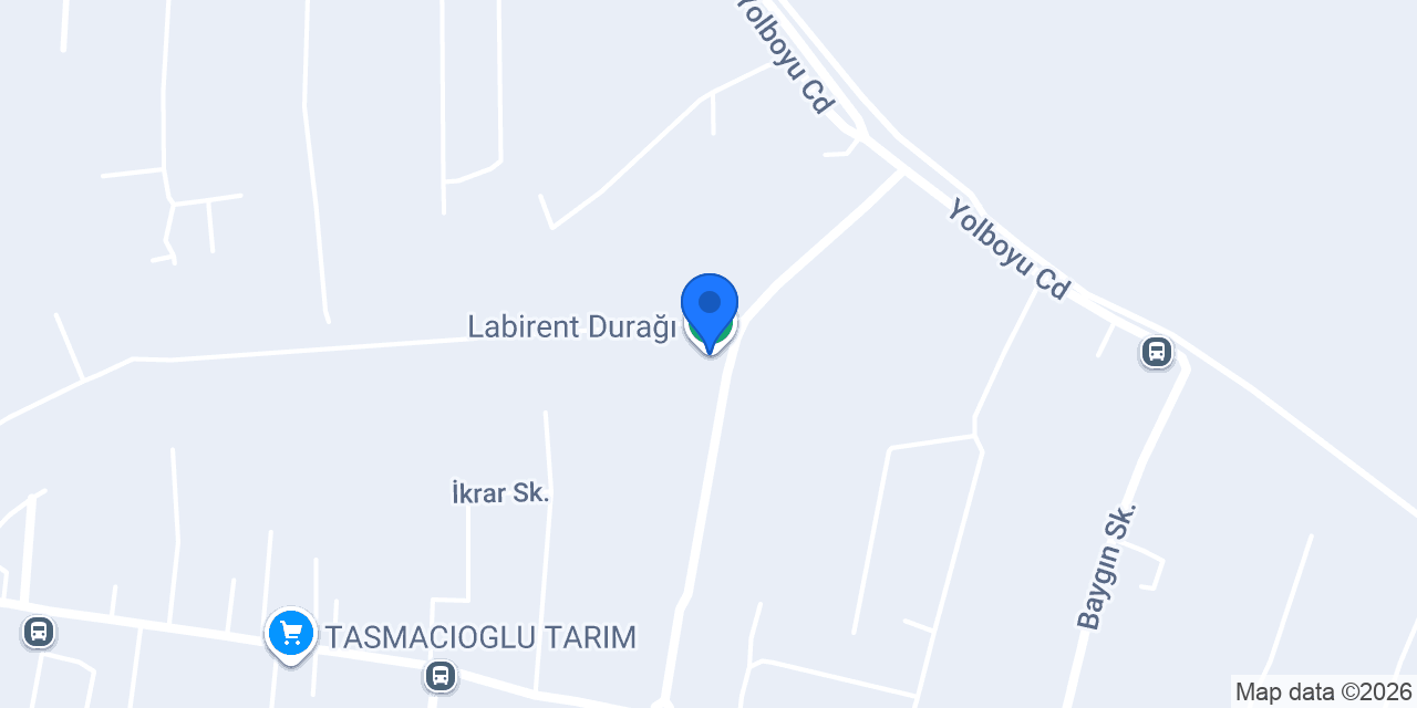 Labirent Durağı konumu