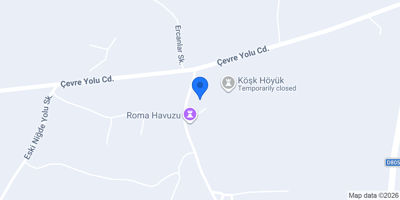 Roma Havuzu Kosk Restaurant konumu