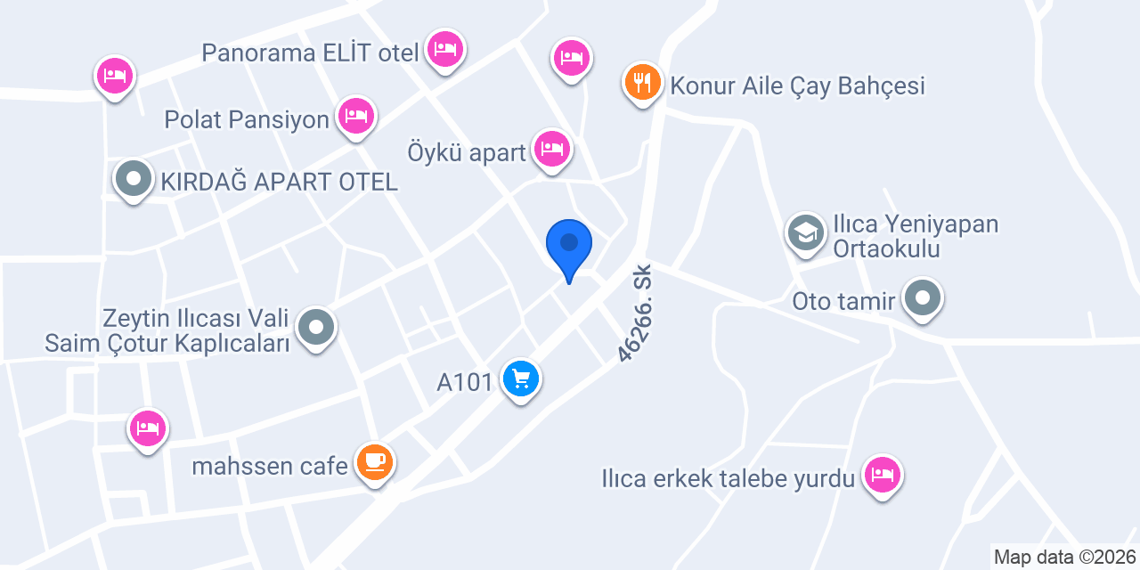 LÜX AFRA APART OTEL konumu