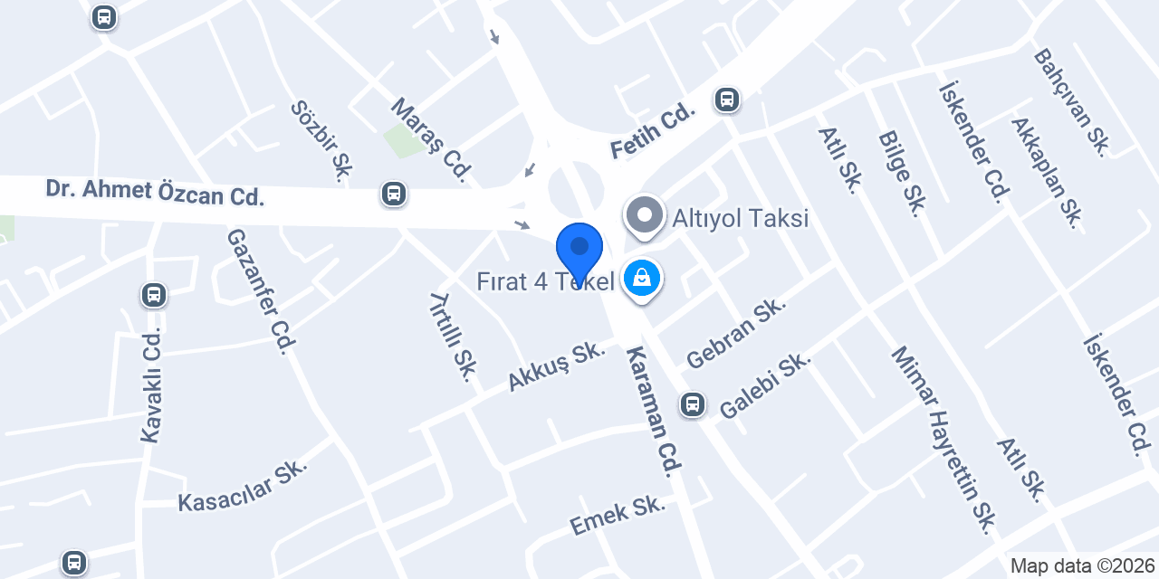 ADAHOME MOBİLYA MERAM konumu
