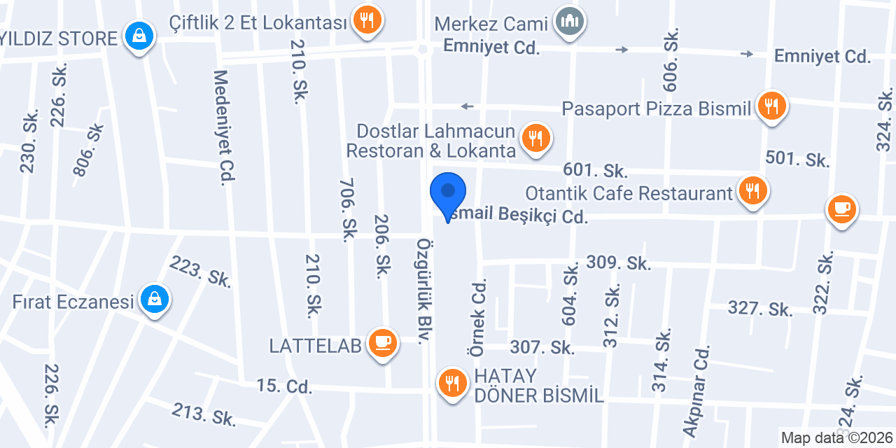 MAHSUM DÖNER EVİ konumu