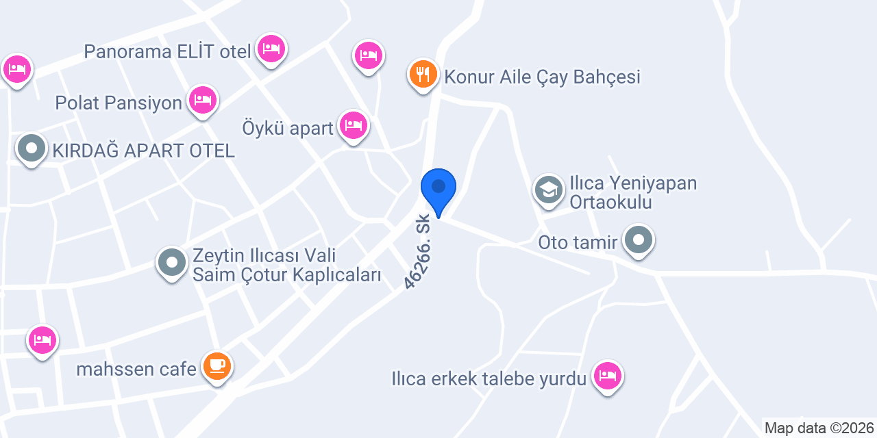 Paşa Apart Otel konumu