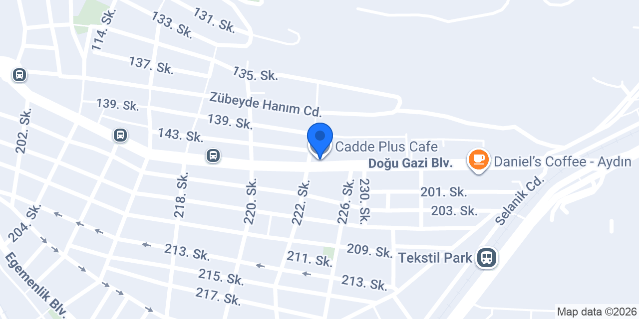 Cadde Plus Cafe konumu