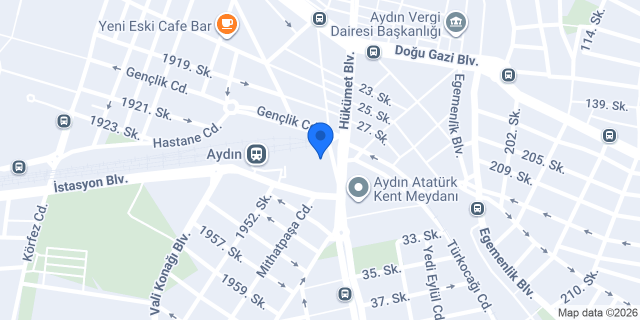 Gar Park Aydın konumu