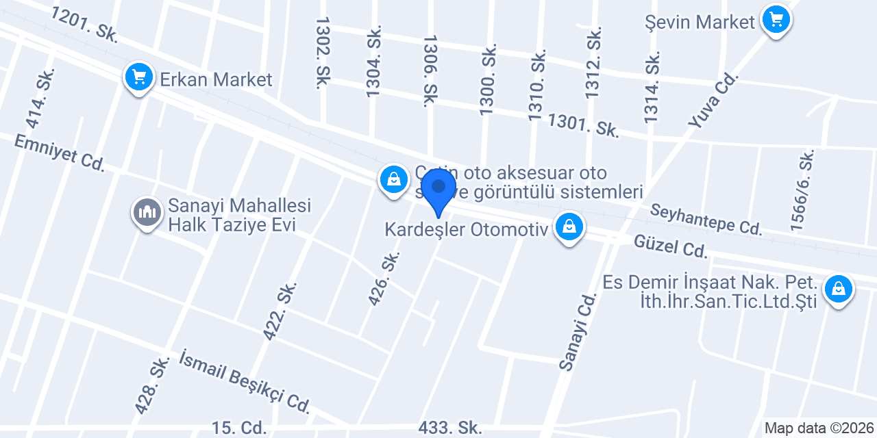 Babacan Auto konumu
