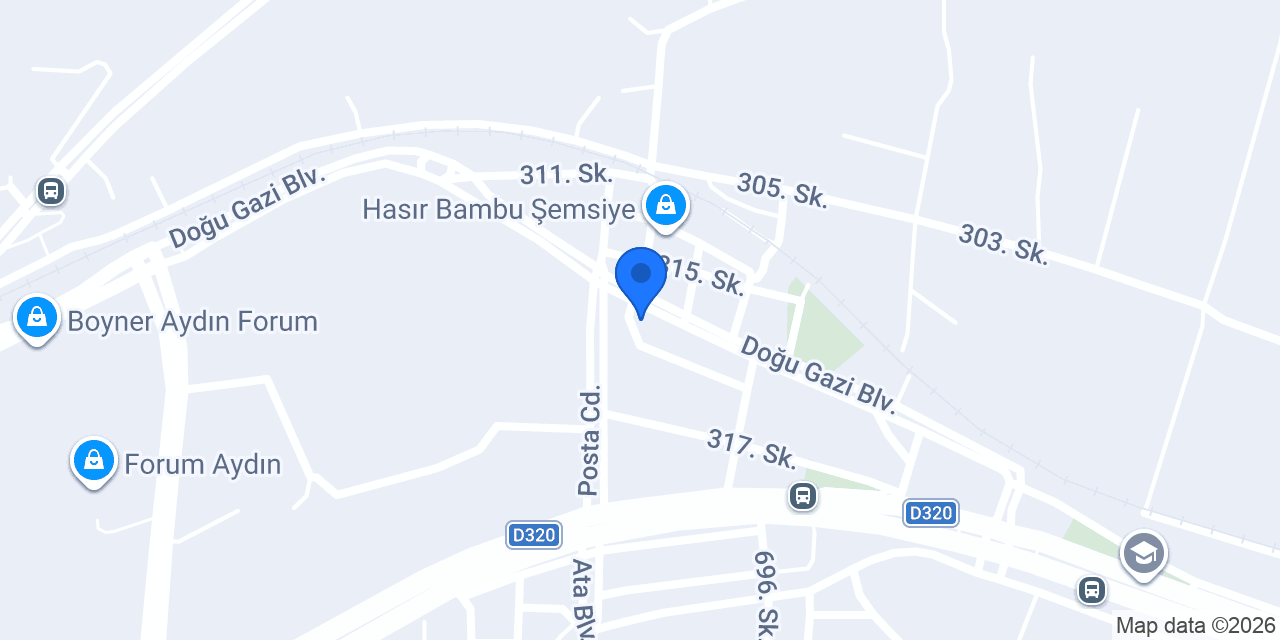 Hedef Hasır Bambu Dekorasyon - Aydın Efeler Bambu Saz Çatı Şemsiye Mobilya İmalatı konumu