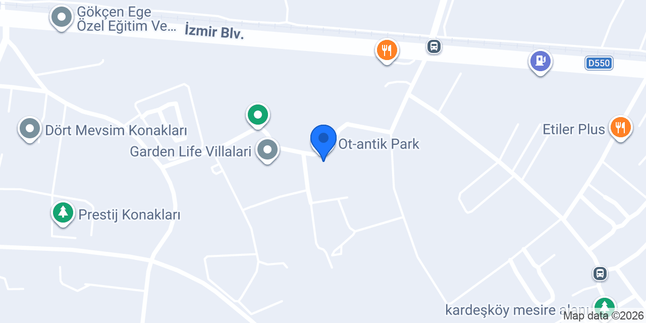 Ot-antik Park konumu