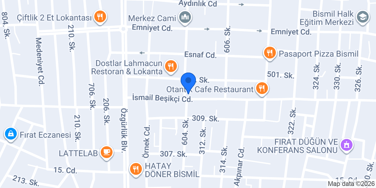 Mihman Cafe konumu
