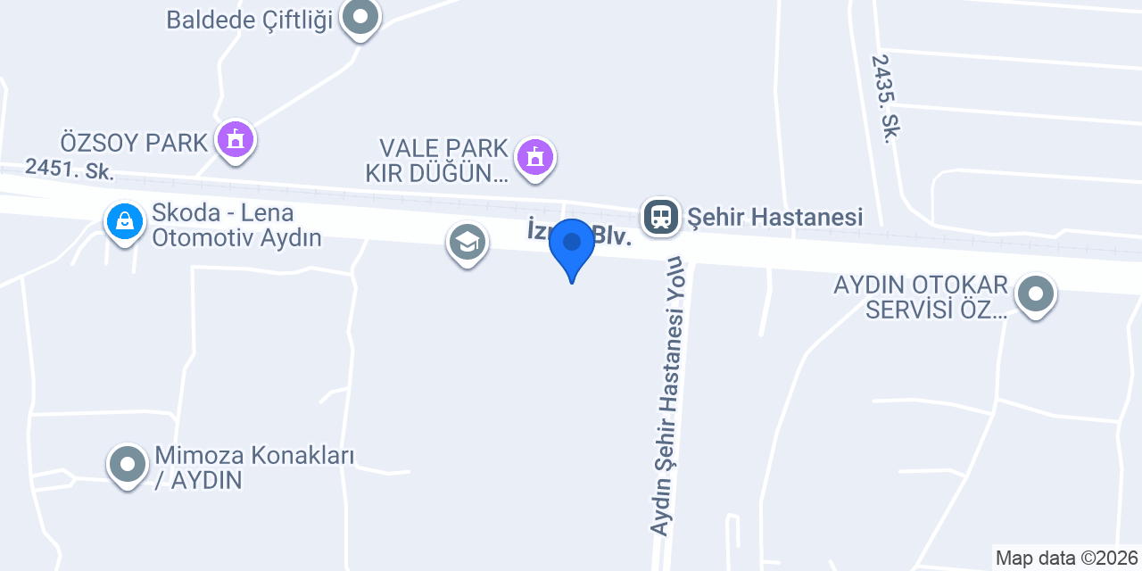 YILDIRIM OTOMOTİV konumu