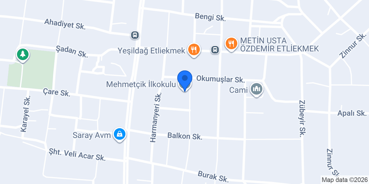 Mehmetçik İlkokulu konumu