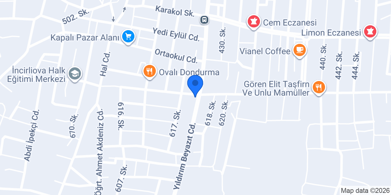 Özel Ege Ekin Sürücü Kursu konumu