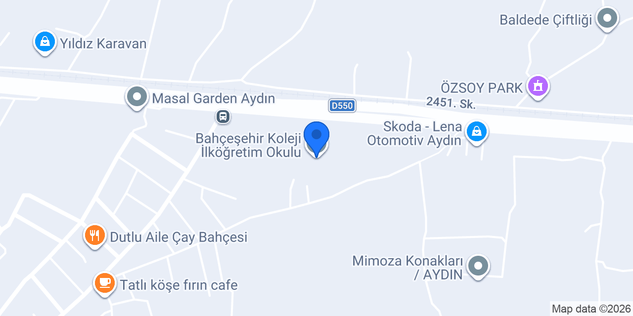 Bahçeşehir Koleji İlköğretim Okulu konumu