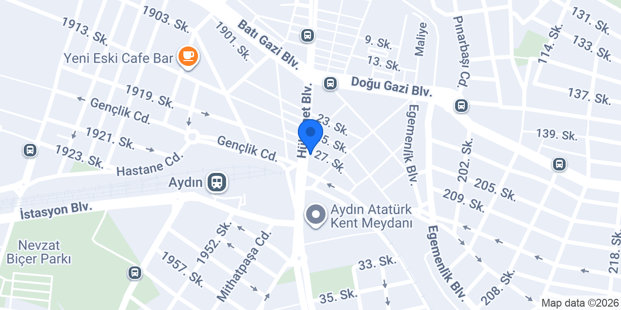 Akbank Aydın Şubesi konumu