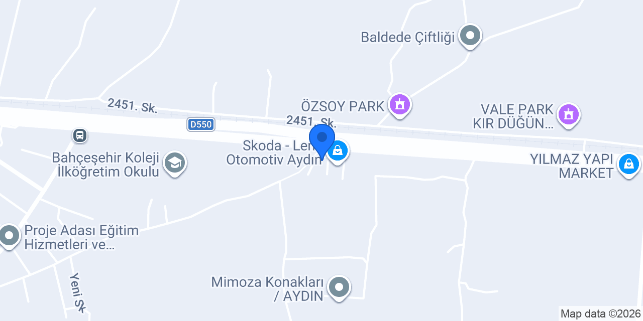 Lena Motor konumu