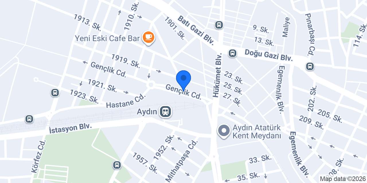 Sağlık Taksi Aydın konumu
