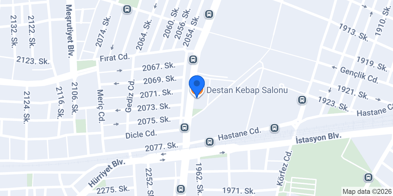 Destan Kebap Salonu konumu