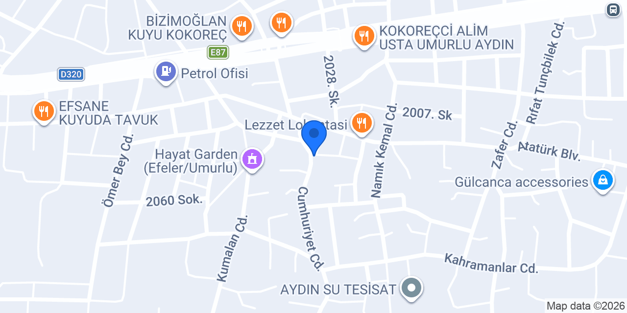 Sönmez Ticaret konumu