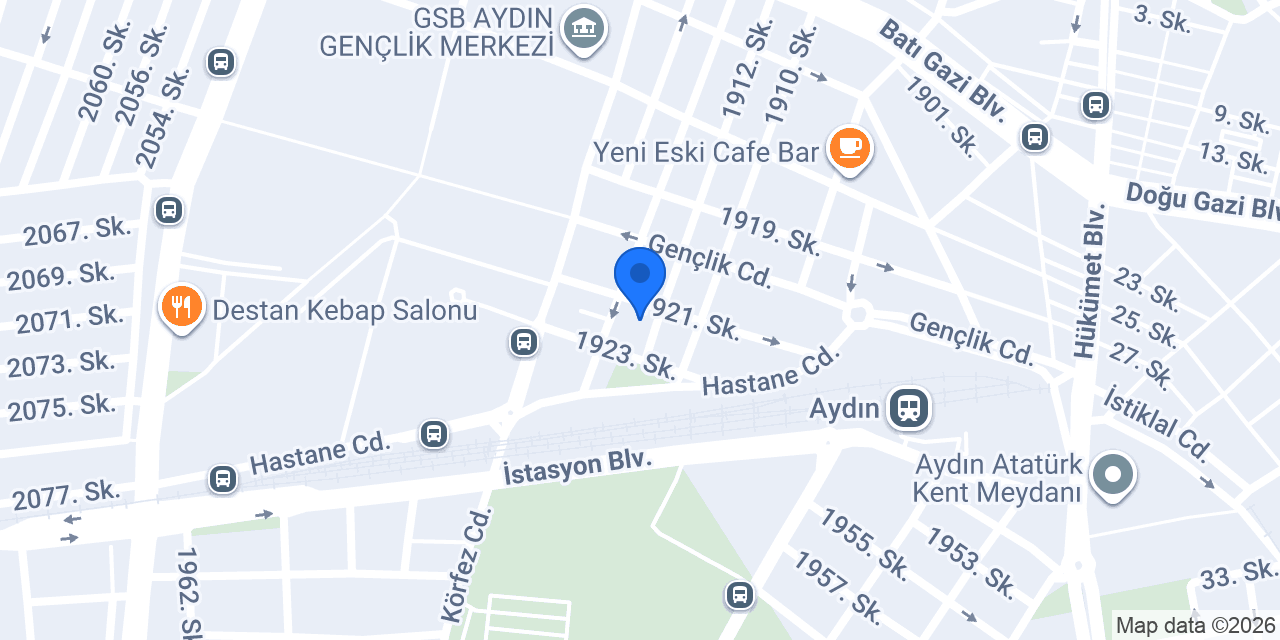 Didim Kırtasiye Gençlik şubesi konumu