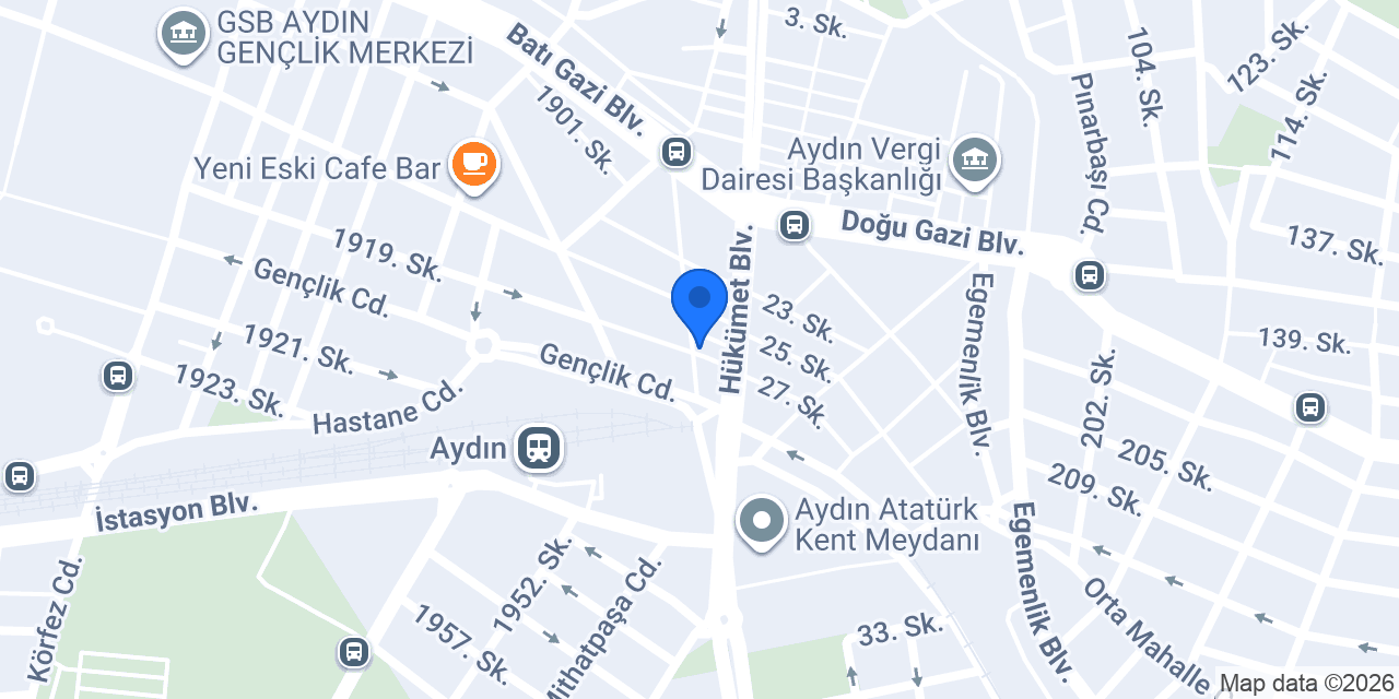 AYDIN HOTEL EYLÜL konumu