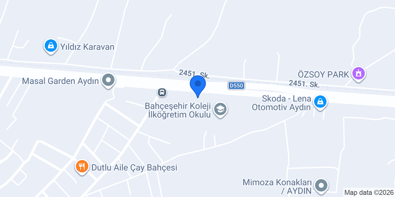 QUA Granite Aydın - Avrupa Yapı konumu