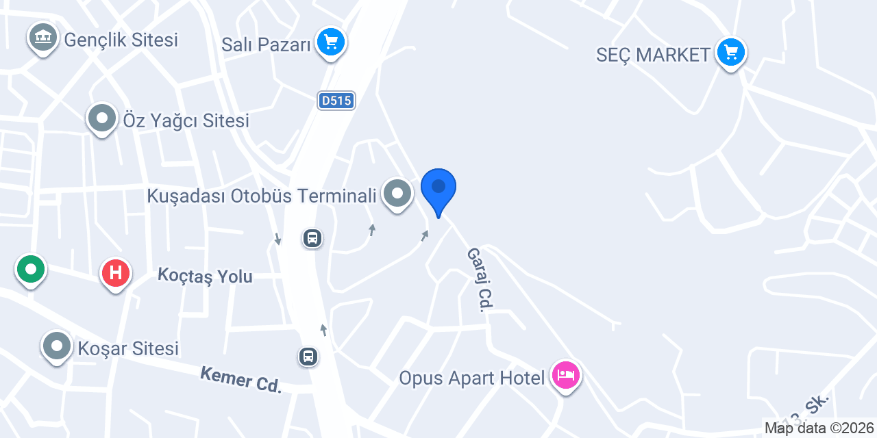 Otogar taksi konumu