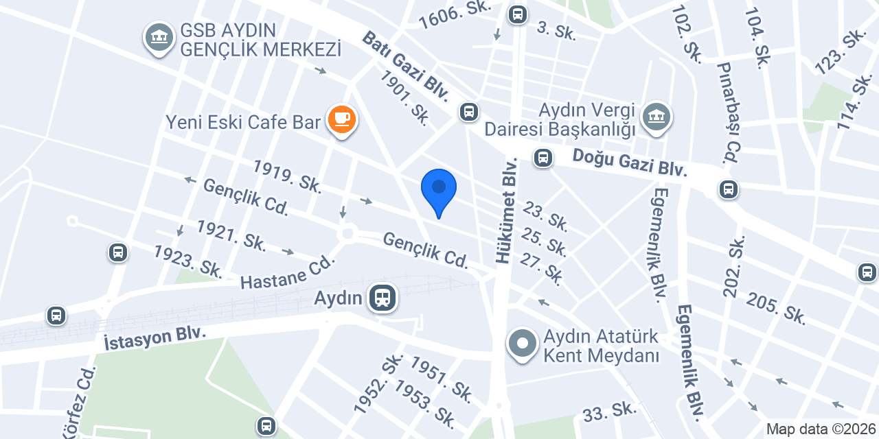 Eylül Otel konumu
